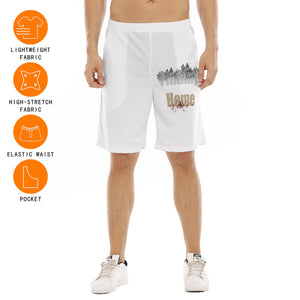 All-Over Print Men's Flat Shorts